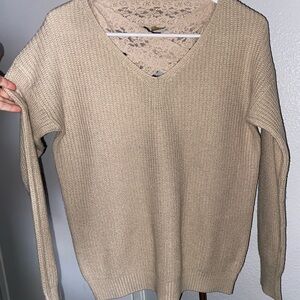 Women's Beige Sweater